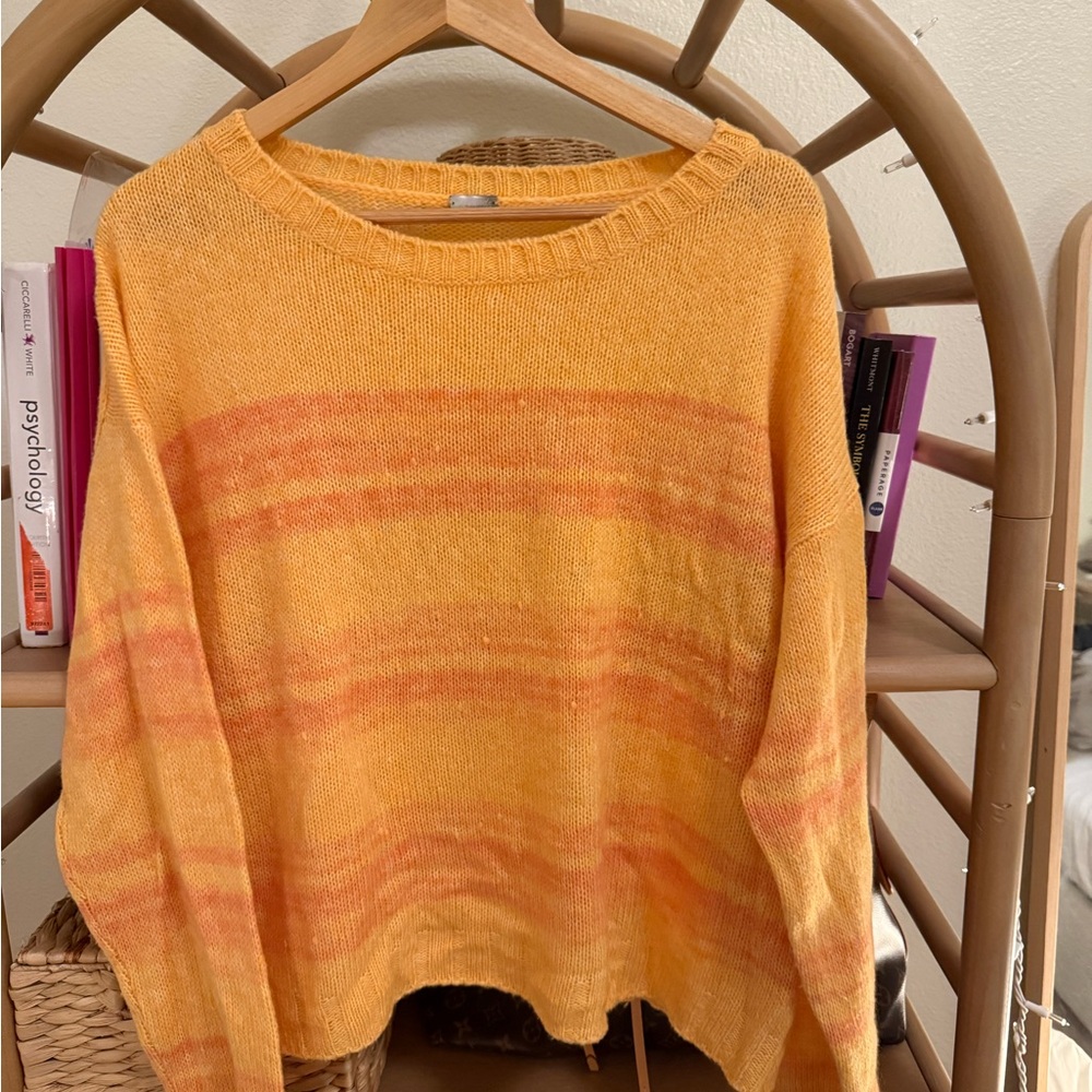 Margaret O'Leary Sunburst Striped Sweater